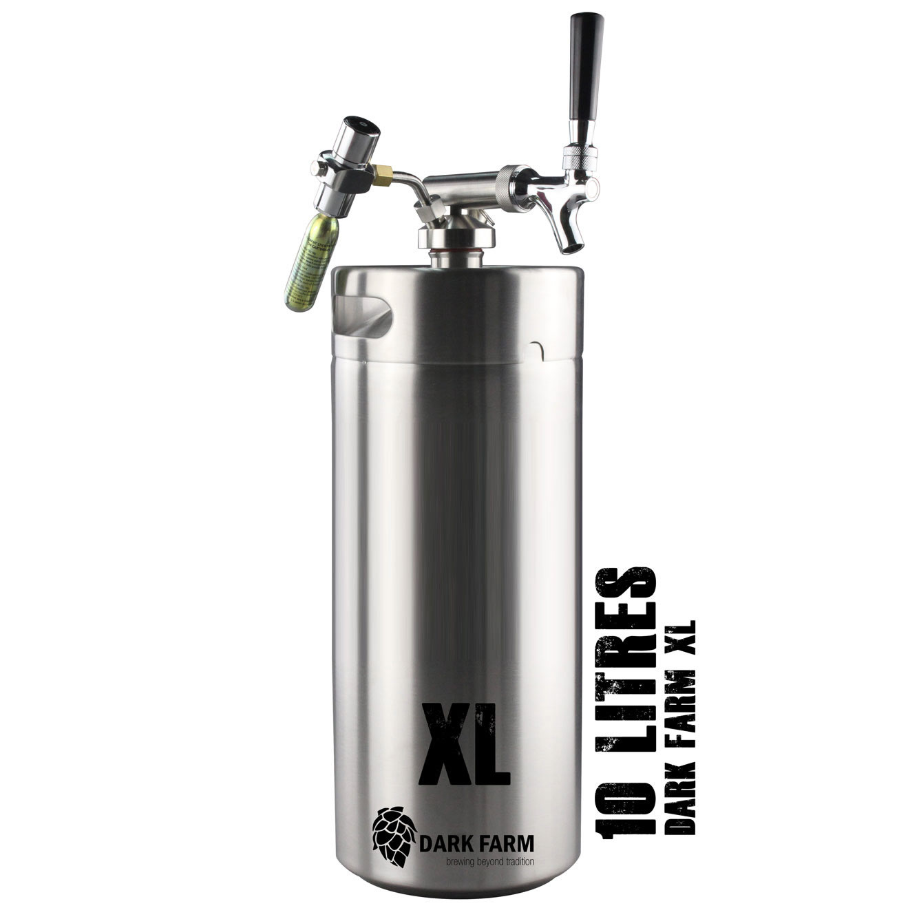 Home Brew Draught Beer System 10L Mini Keg & CO2 dispenser