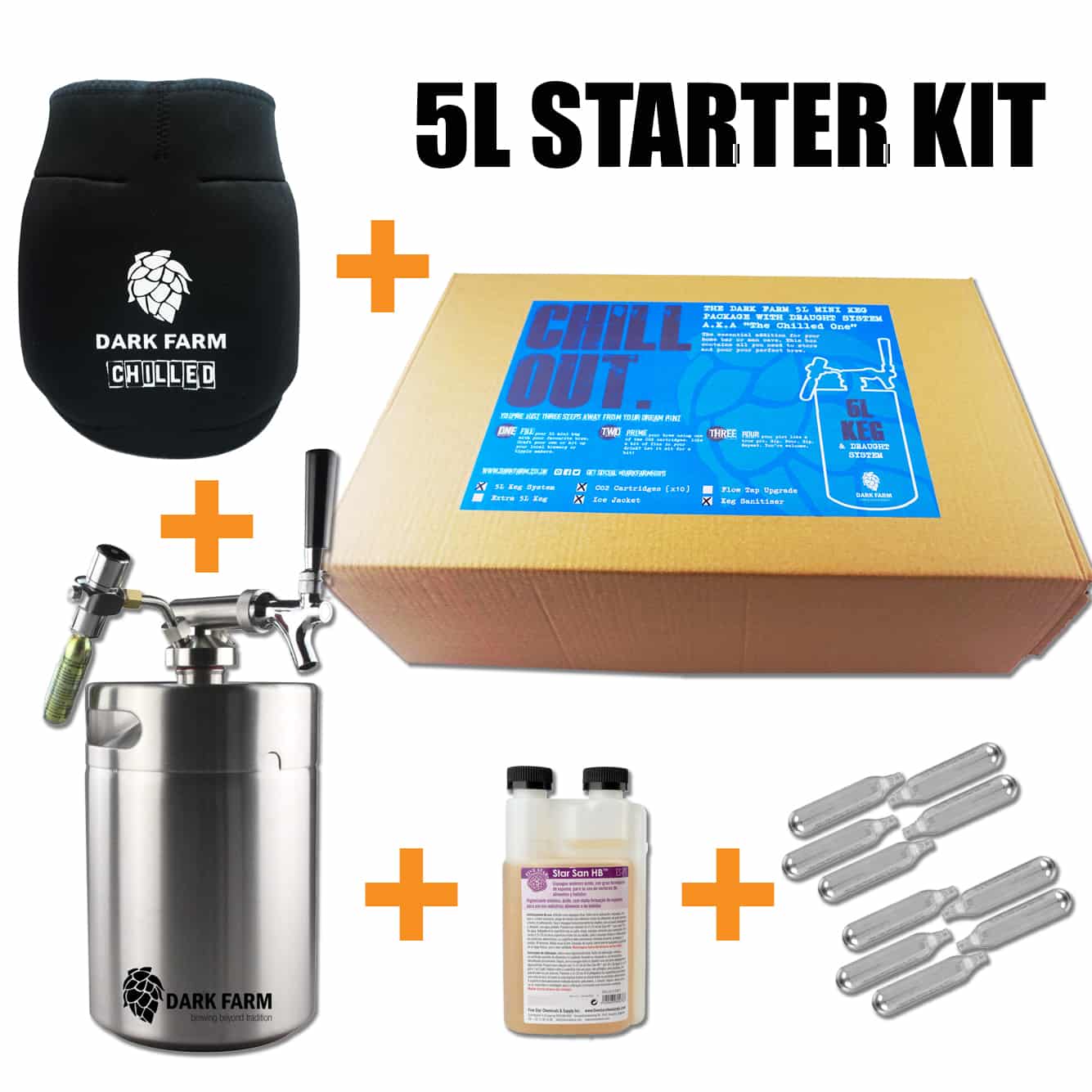 5L mini keg starter kit