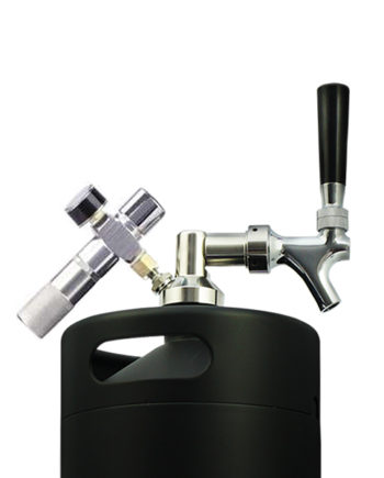 Nitro valve homebrewing mini keg