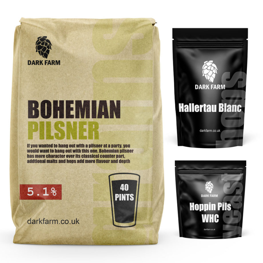 Bohemian Pilsner all grain homebrew kit uk
